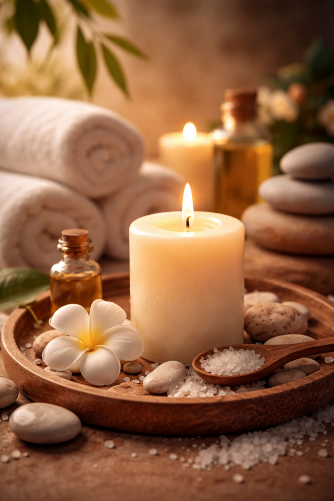 ambiance relaxante au spa